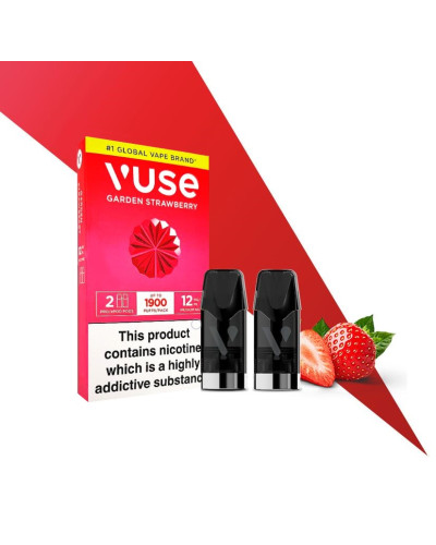 Картриджи VUSE Pro Nic Salts eLiquid Pods 12 мг (1,2%) Garden strawberry (садовая земляника)