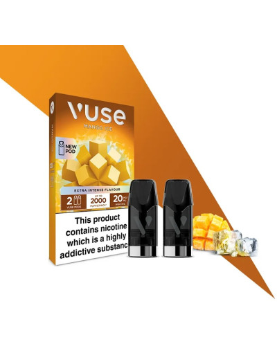 Картриджі VUSE Pro Nic Salts eLiquid Pods 20 мг (2%) Mango Ice (манго лід)