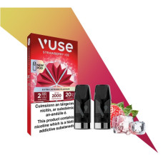 Картриджи VUSE Extra Intense Flavour Pods 20 мг (2%) Strawberry Ice (клубника лед)