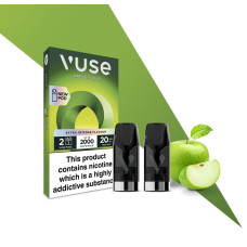 Картриджи VUSE Extra Intense Flavour Pods 20 мг (2%) Apple Sour (Кислое яблоко)