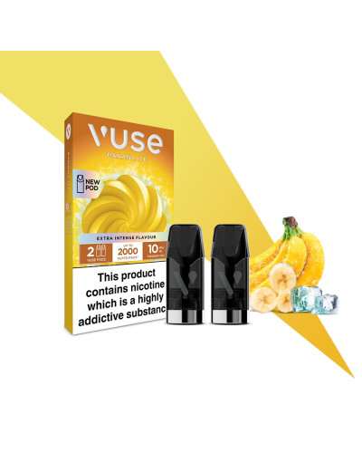 Картриджи VUSE ePod Nic Salts eLiquid Pods 20 мг (2%) Banana ice (Банан лед)