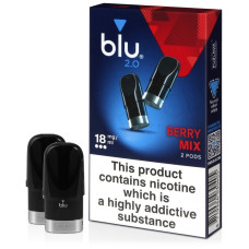 Картриджі Blu 2.0 18 мг Berry Mix (ягідний мікс)