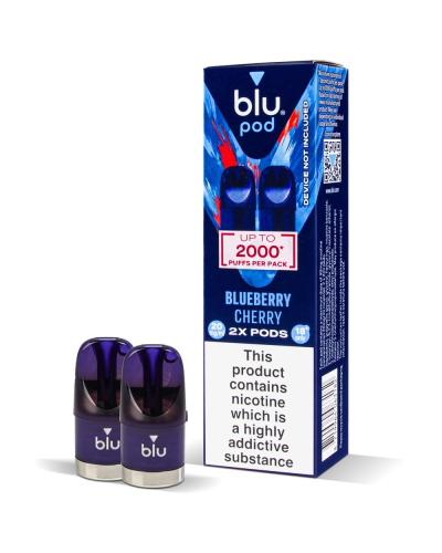 Картриджі Blu Bar Pod Blueberry Cherry (чорниця вишня) 20мг