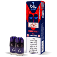 Картриджи Blu Bar Pod Strawberry Ice (Клубника лед) 20мг
