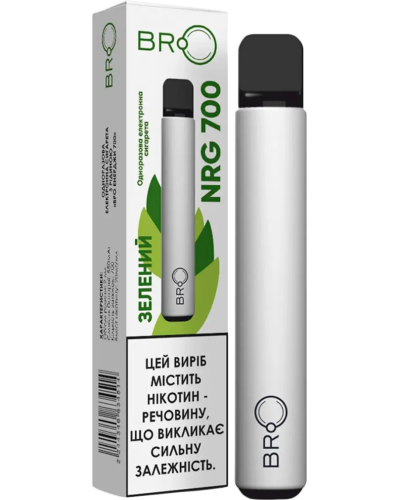 Одноразка BRO Energy 700 Зелений (Тютюн Virginia Gold)