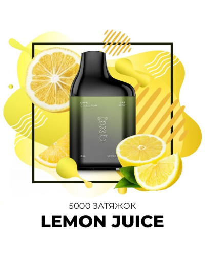 Одноразка SAB 5000 затяжок №46 Lemon Juice зі смаком лимонний сік