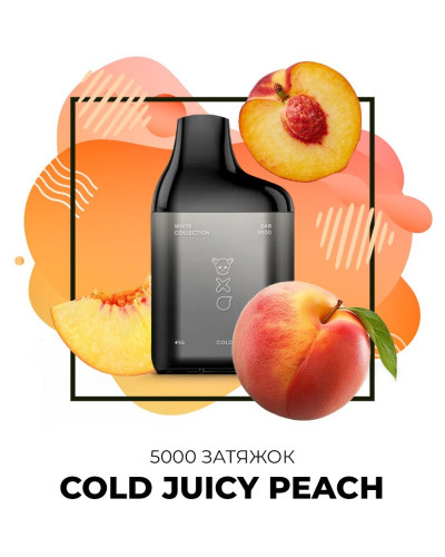 Одноразка SAB 5000 затяжок №54 Cold Juicy peach зі смаком крижаного персика