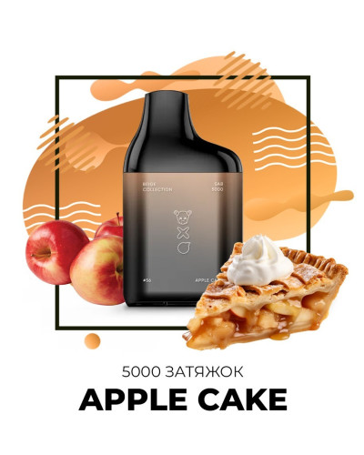 Одноразка SAB 5000 затяжок №56 Apple Cake зі смаком яблучний пиріг