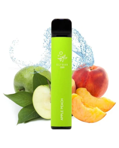 Одноразка ELF BAR 1500 "Apple Peach" зі смаком яблуко персик