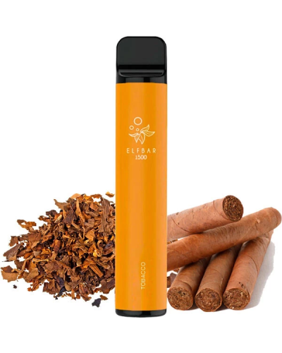 Одноразка ELF BAR 1500 "Tobacco" зі смаком тютюн