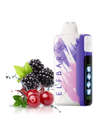Одноразка Elf Bar Ice King 30000 Blackberry Cranberry (черника клюква)