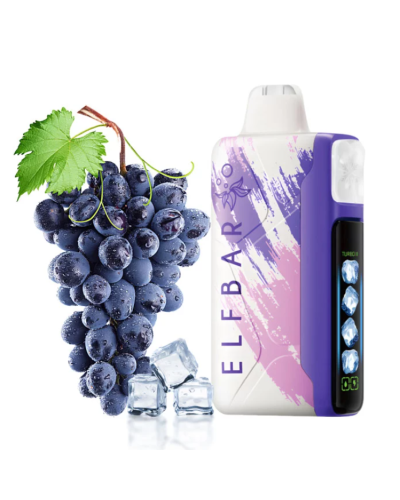 Одноразка Elf Bar Ice King 30000 Grape Ice (виноград лід)
