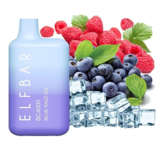 Одноразка ELF BAR BC 4000 "Blue razz ice" зі смаком блакитна малина лід