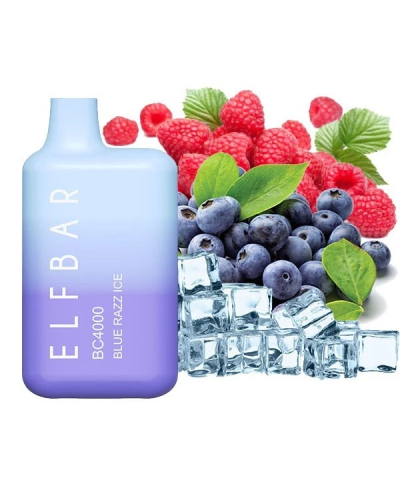 Одноразка ELF BAR BC 4000 "Blue razz ice" зі смаком блакитна малина лід