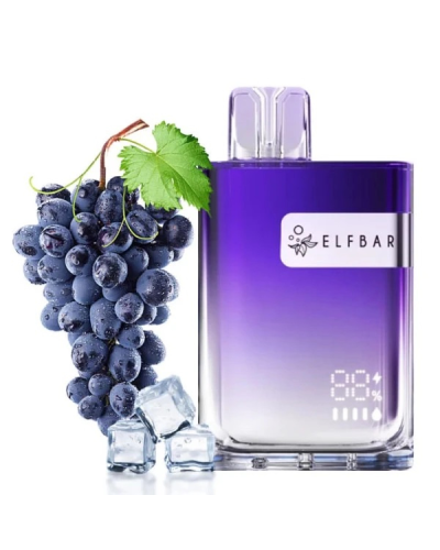 Одноразка ELF BAR CR8000 Grape Ice (виноград лід)