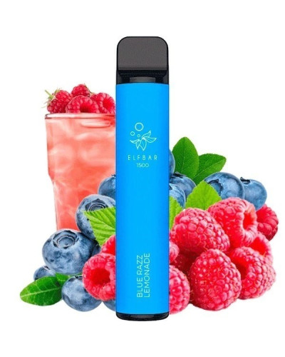 Одноразка ELF BAR 1500 "Blue Razz Lemonade" со вкусом голубая малина лимонад