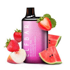 Одноразка ELF BAR BC 5000 Ultra  "Strawberry watermelon peach" со вкусом клубника арбуз персик