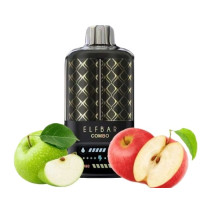 Одноразка Elf Bar Combo 25000 "Green Apple + Double Apple Shisha" (зеленое яблоко + двойное яблоко)