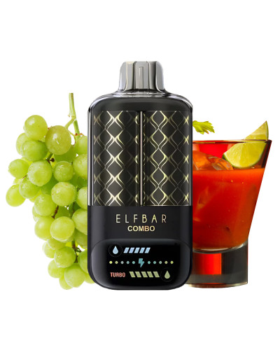Одноразка Elf Bar Combo 25000 "Grape-Mary Drink" (виноград - кривава мері)