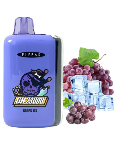 Одноразка ELF BAR GH 23000 "Grape lce" зі смаком виноград лід