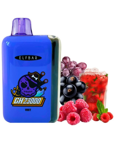 Одноразка ELF BAR GH 23000 "VMT" зі смаком виноград малина смородина
