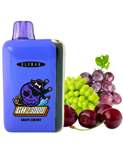 Одноразка ELF BAR GH 23000 "Grape Cherry" зі смаком виноград вишня