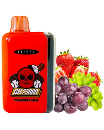 Одноразка ELF BAR GH 23000 "Strawberry Grape" зі смаком полуниця виноград