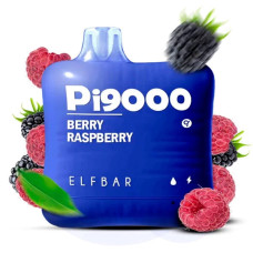 Одноразка ELF BAR Pi 9000 затяжек "Berry Raspberry" со вкусом ягоды малина
