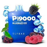 Одноразка ELF BAR Pi 9000 затяжок "Blue Razz Ice" зі смаком блакитна малина лід