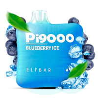 Одноразка ELF BAR Pi 9000 затяжок "Blueberry Ice" зі смаком чорниця лід