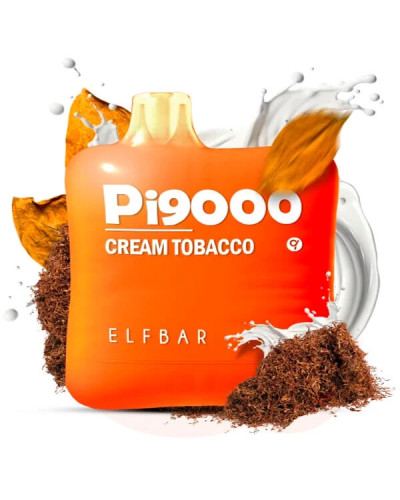 Одноразка ELF BAR Pi 9000 затяжек "Cream Tobacco" со вкусом крем табак