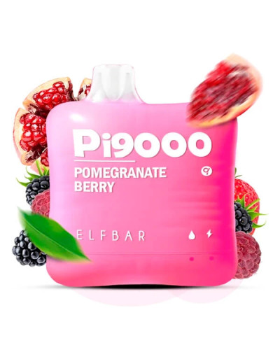 Одноразка ELF BAR Pi 9000 затяжек "Pomegranate Berry" со вкусом гранат ягоды