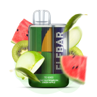 Одноразка Elf Bar TE6000 Kiwi Watermelon Green Apple (киви арбуз зеленое яблоко)
