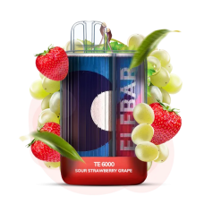 Одноразка Elf Bar TE6000 Sour Strawberry Grape (кисла полуниця виноград)