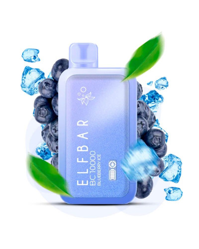 Одноразка ELF BAR BC 10000 затяжок "Blueberry Ice" зі смаком чорниця лід
