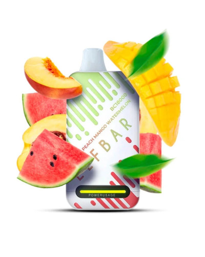 Одноразка ELF BAR BC 18000 затяжок "Peach Mango Watermelon" зі смаком персик манго кавун