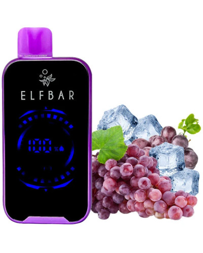 Одноразка ELF BAR FS 18000 затяжек "Grape Ice" со вкусом виноград лед
