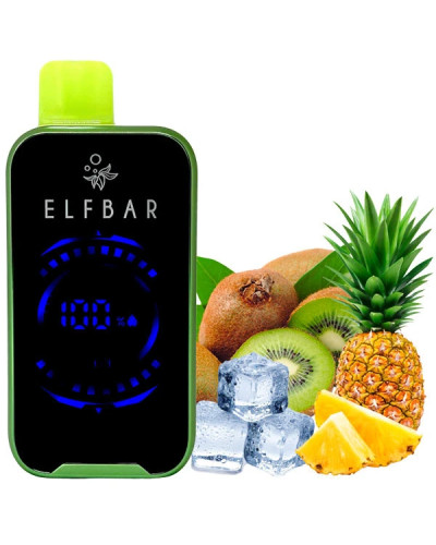 Одноразка ELF BAR FS 18000 затяжек "Kiwi Pineapple Ice" со вкусом киви ананас лед