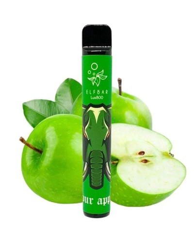 Одноразка ELF BAR LUX 1500 "Sour Apple" яблуко