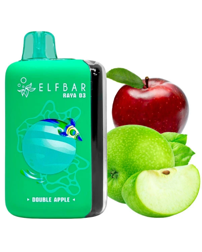 Одноразка Elf Bar RAYA D3 25000 Double Apple (двойное яблоко)