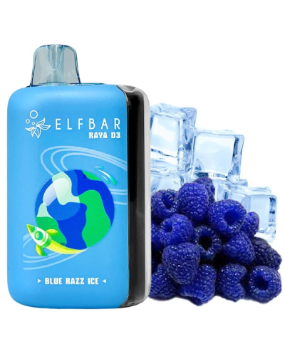 Одноразка Elf Bar RAYA D3 25000 затяжок Blue Razz Ice (чорниця малина лід)