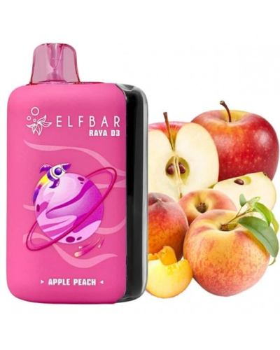 Одноразка Elf Bar RAYA D3 25000 затяжок Apple Peach (персик яблуко)