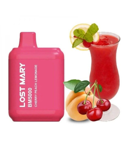 ОДНОРАЗКА LOST MARY BM5000 ЗАТЯЖЕК 5% "CHERRY PEACH LEMONADE" СО ВКУСОМ ВИШНЯ ПЕРСИК ЛИМОНАД