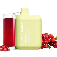 ОДНОРАЗКА LOST MARY BM5000 ЗАТЯЖОК 5% "CRANBERRY SODA" ЗІ СМАКОМ ЖУРАВЛИНА СОДОВА