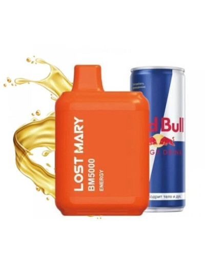 ОДНОРАЗКА LOST MARY BM5000 ЗАТЯЖОК 5% "ENERGY" ЗІ СМАКОМ ЕНЕРГЕТИКА