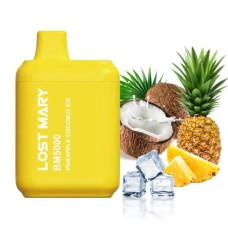 ОДНОРАЗКА LOST MARY BM5000 ЗАТЯЖЕК 5% "PINEAPPLE COCONUT ICE" СО ВКУСОМ АНАНАС КОКОС ЛЕД