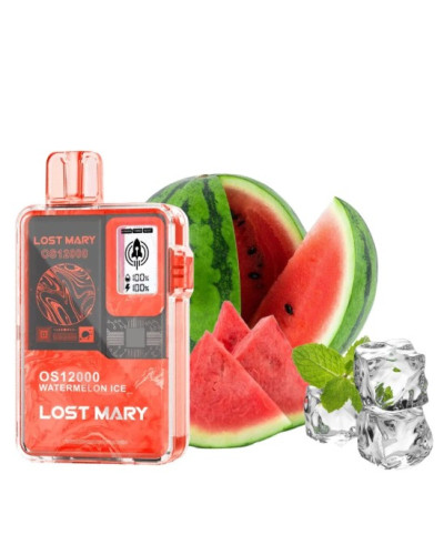 Одноразка Lost Mary OS12000 затяжок Watermelon Ice (кавун лід)