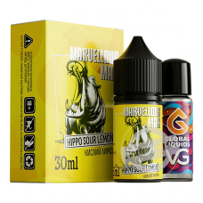 Набір для самозамісу Marvellous Max 30 мл Hippo Sour Lemon (кислий лимон)
