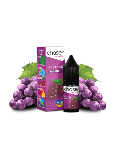 РІДИНА CHASER BALANCE 10 МЛ 50 МГ ЗІ СМАКОМ ВИНОГРАДА