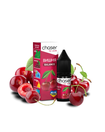 ЖИДКОСТЬ CHASER BALANCE 10 МЛ 50 МГ СО ВКУСОМ ВИШНЯ